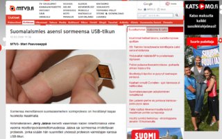 Suomalaismies asensi sormeensa USB-tikun | Go Suomi go!