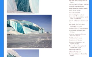 Jäätynyt jääseinämä | Spectacular shapes in ice... Actually, a glacier

Half-melted ice formations at the Antarctic base of Dumont D&#039;Urville (photos by Tony Travouillon).