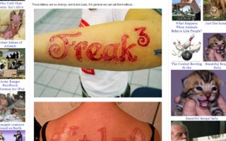 Scarification Tattoos | These tattoos are so strange, weird and scary, if in general we can call them tattoos...