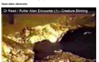 Reedin Alienkohtaaminen | Tohtori Jonathan Reed aka. John Rutter kohtasi avaruusolennon lokakuussa 1996 Cascaden vuoristossa Seattlen lähistöllä.