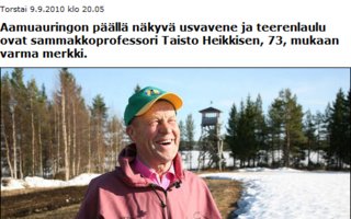 Sammakkoprofessori: Pakkastalvi | Marraskuun 9. päivä kannattaa Heikkisen mukaan jäädä kotiin, jos suinkin mahdollista. Luvassa on nimittäin valtava lumipyry.
