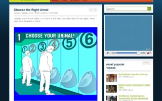 Choose the right urinal | Testaa kykyäsi valita oikea pisuaari tilanteen mukaan. Hauska testi!