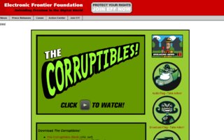 EFF: The Corruptibles - Tekijänoikeus satiiria | Tällästä se näyttää amerikassa (huomatkaa kirjoitetaan pienellä)ja kohta varmaan Suomessakin (isolla ;)
