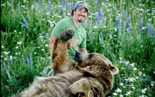Just a Man And His Bear | Sometimes you get eaten by the bear, and well, sometimes you hang out with the bear like it was a cuddly toy – this is Casey Anderson & his bear Brutus. Let’s hope he doesn’t suffer the same gruesome fate as Timothy Treadwell did in Grizzly Man…OMNOMOMNOM
