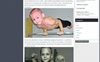 Giuliano Straw - the youngest bodybuilder in the world | Giuliano Straw (born July 18, 2004) – Italian athlete and bodybuilder.Giuliano started lifting weights when he was 2year old. ago.