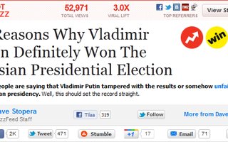27 syytä miksi Putin voitti presidentinvaalit