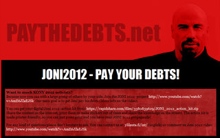JONI 2012 - PAY THE DEBTS! | Nuoriso tarvitsee apuanne