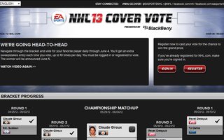 Äänestä Pekka Rinne NHL 13 kanteen