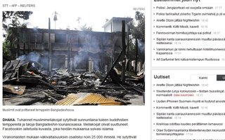 Muslimit polttivat buddhalaisten taloja Bangladeshissa