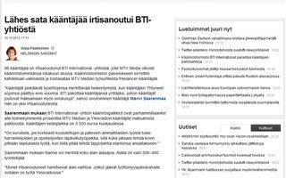 Lähes sata kääntäjää irtisanoutui BTI-yhtiöstä | Lähes sata kääntäjää irtisanoutui BTI-yhtiöstä