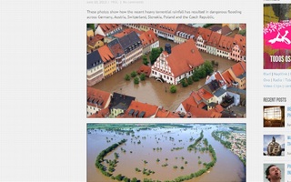 European cities under water | These photos show how the recent heavy torrential rainfall has resulted in dangerous flooding across Germany, Austria, Switzerland, Slovakia, Poland and the Czech Republic.
