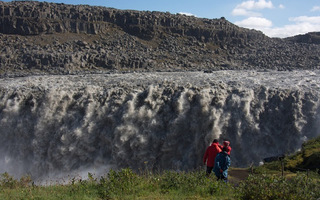 Dettifoss - most powerful waterfall in europe | The waterfall Dettifoss is located in Vatnajökull National Park in Northeast Iceland, and reputed to be the most powerful waterfall in Europe.