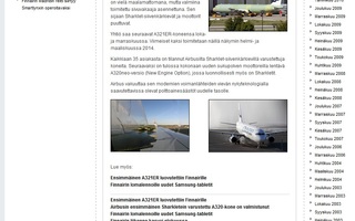 Maailman ensimäinen Airbus A321ER luovutettu Finnarille | Maailman ensimäinen Airbus A321ER luovutettu Finnarille