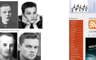 Lenin vs Leonardo Di Caprio | Jotkut väittävät että Lenin ja Leonardo Di Caprio ovat saman näköisiä :D