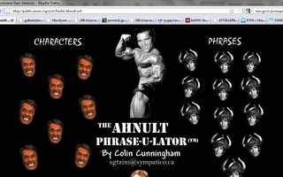 The Ahnult Phrase-U-Lator | Arnold.
