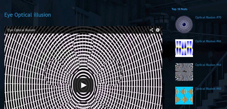 Optical Illusion Gallery | Optista harhaa videona että kuvina