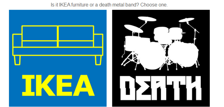 Ikea or Death | Ikean tuote vaiko Metallibändi?