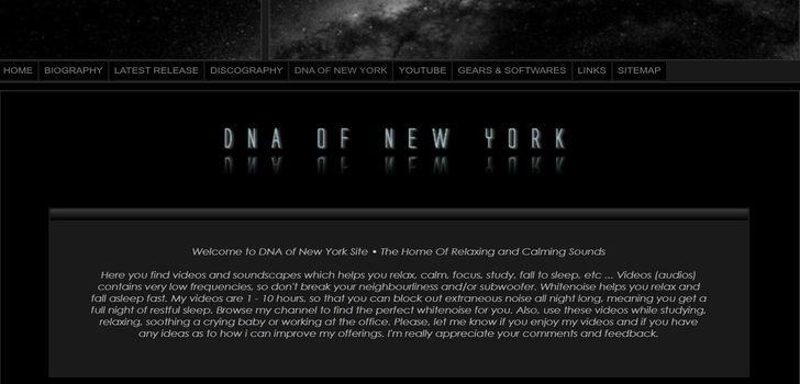 Welcome to DNA of New York Site • The Home Of Relaxing and Calming Sounds | Roppakaupalla Relaxing Kamaa!!